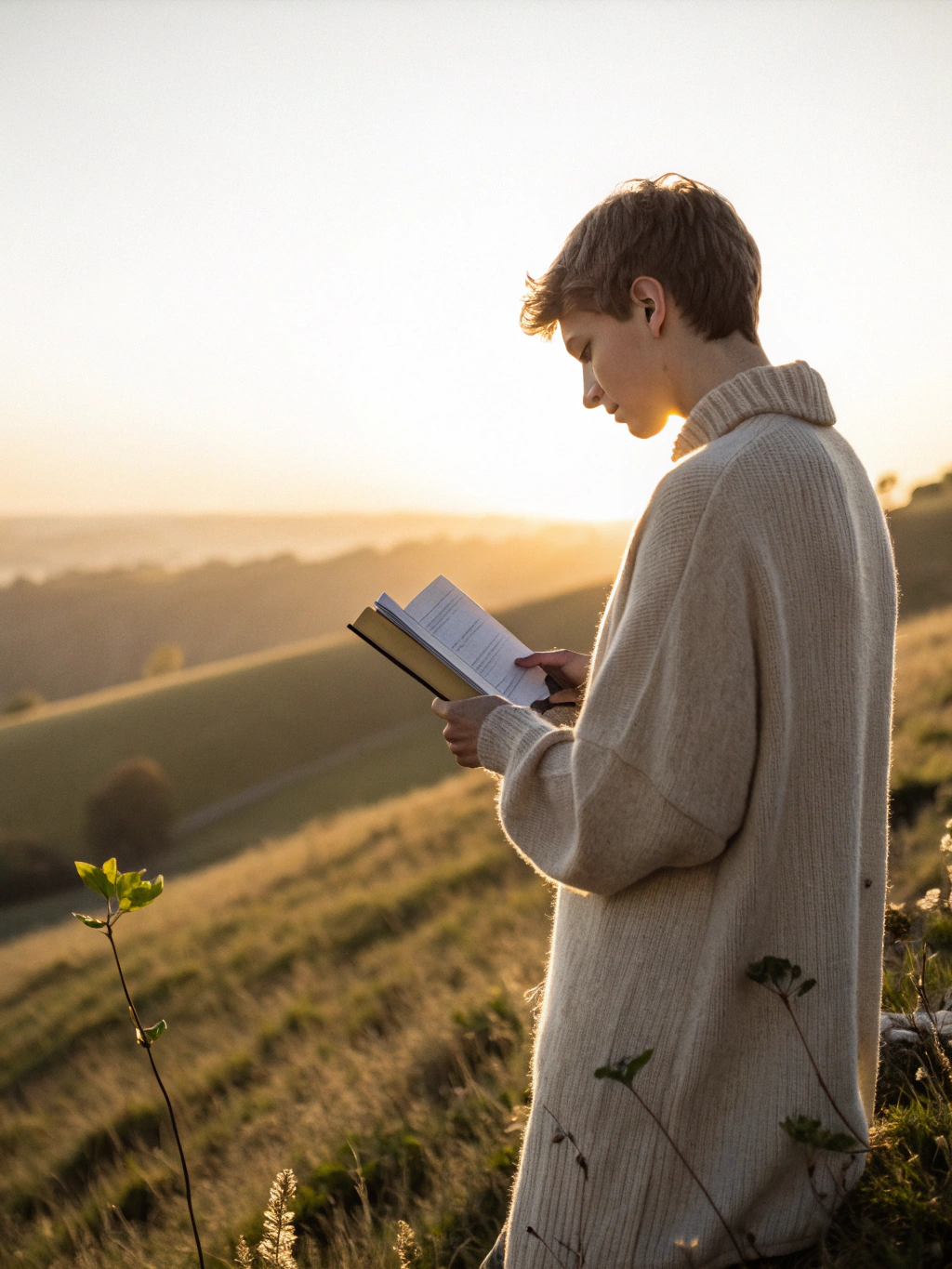 Person living with purpose and clarity